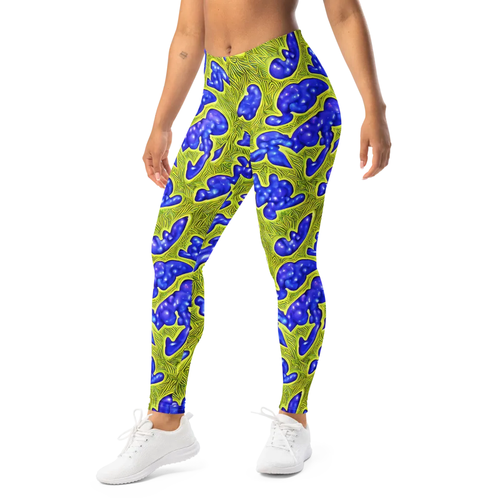 Blue Matter on Leggings — Left Front