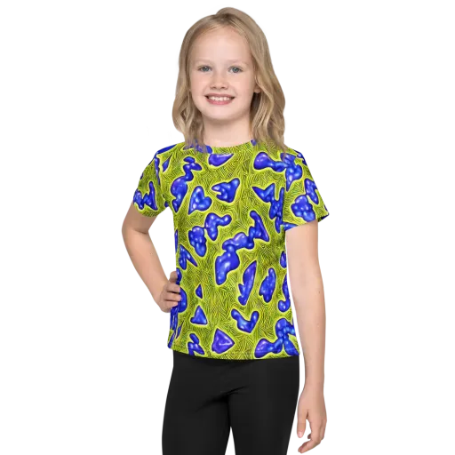 Blue Matter on a Kids Crew Neck T-Shirt