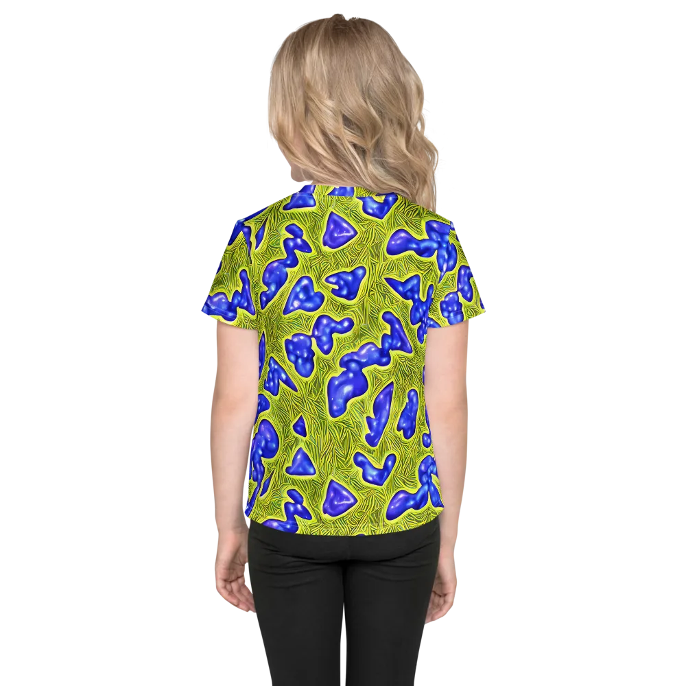 Blue Matter on Kids Crew Neck T-Shirt — Back