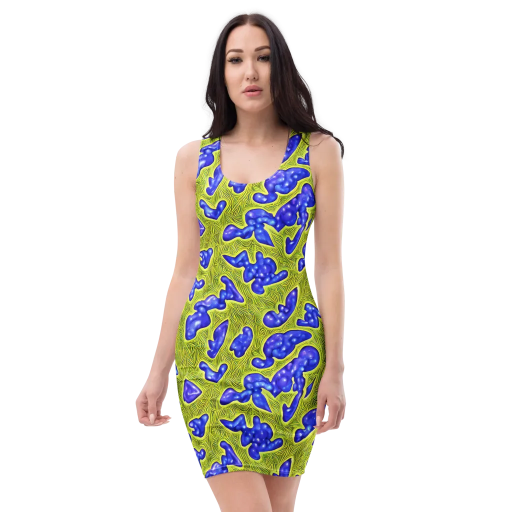 Blue Matter on Bodycon Dress — Front