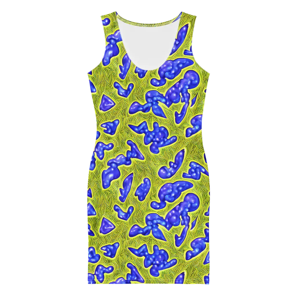 Blue Matter on Bodycon Dress — Front