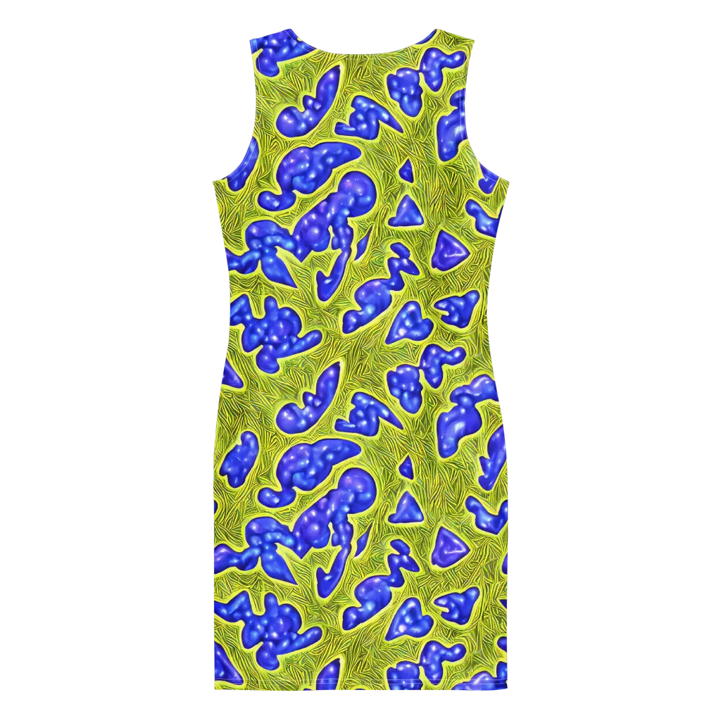 Blue Matter on Bodycon Dress — Back