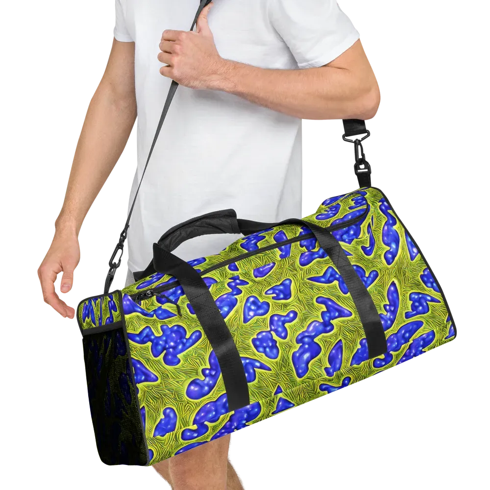 Blue Matter on Duffle Bag — Right Front