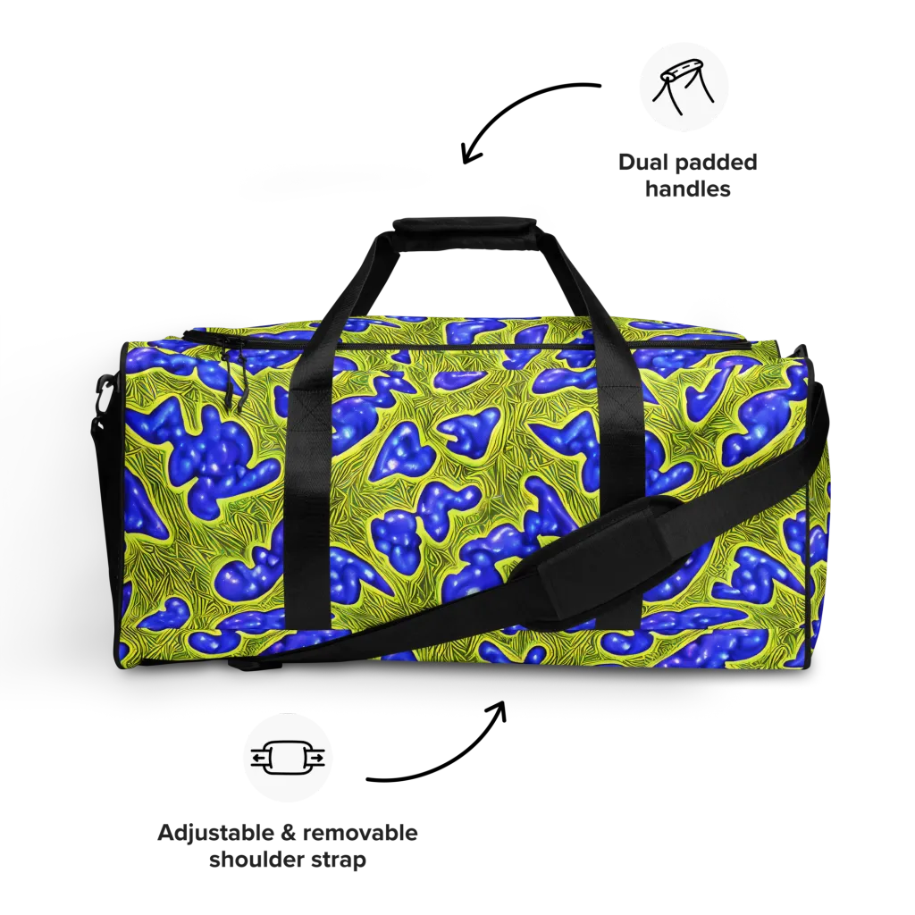 Blue Matter on Duffle Bag — Front