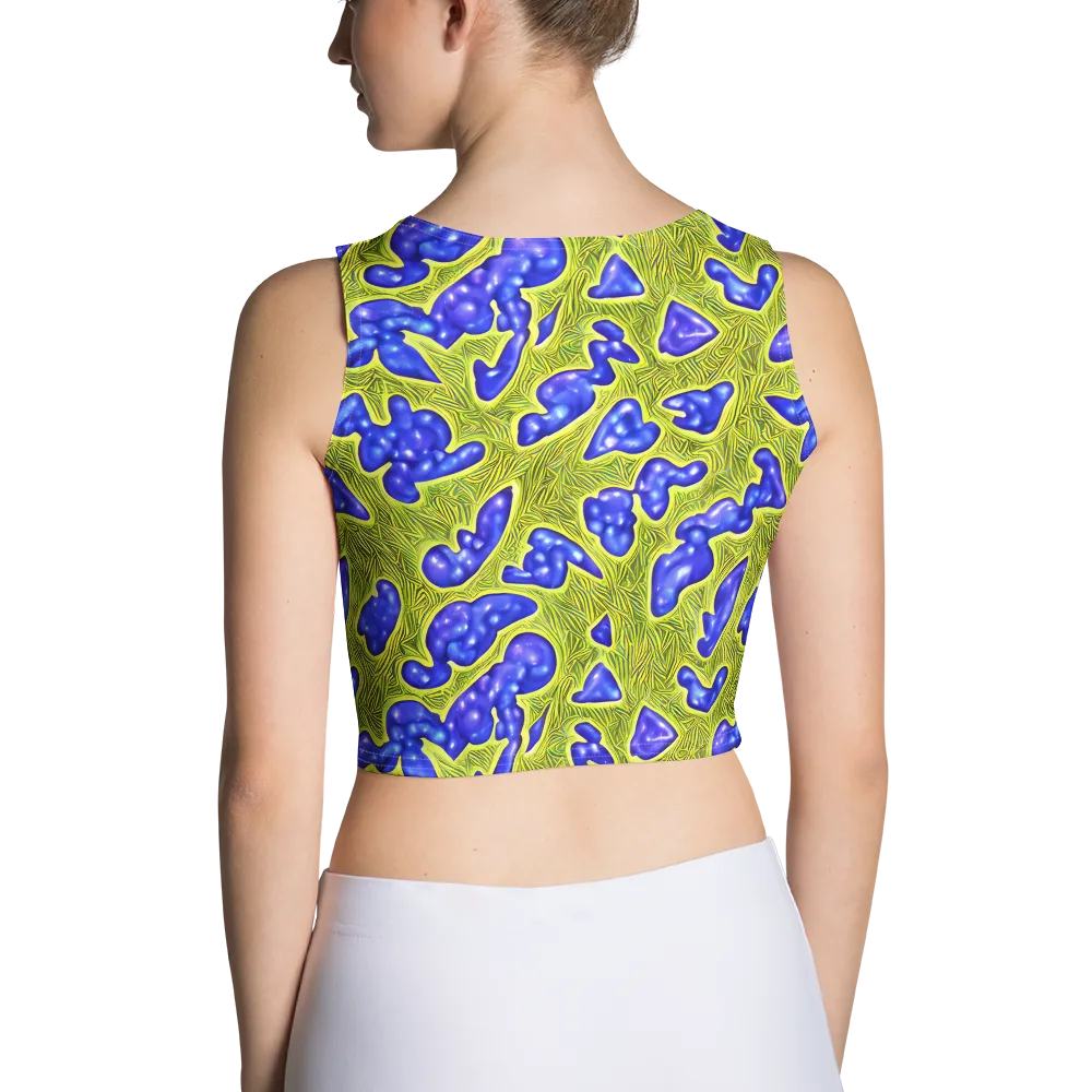 Blue Matter on Crop Top — Back