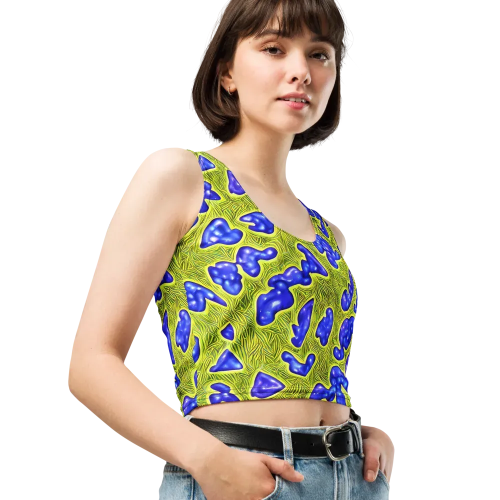 Blue Matter on Crop Top — Right Front