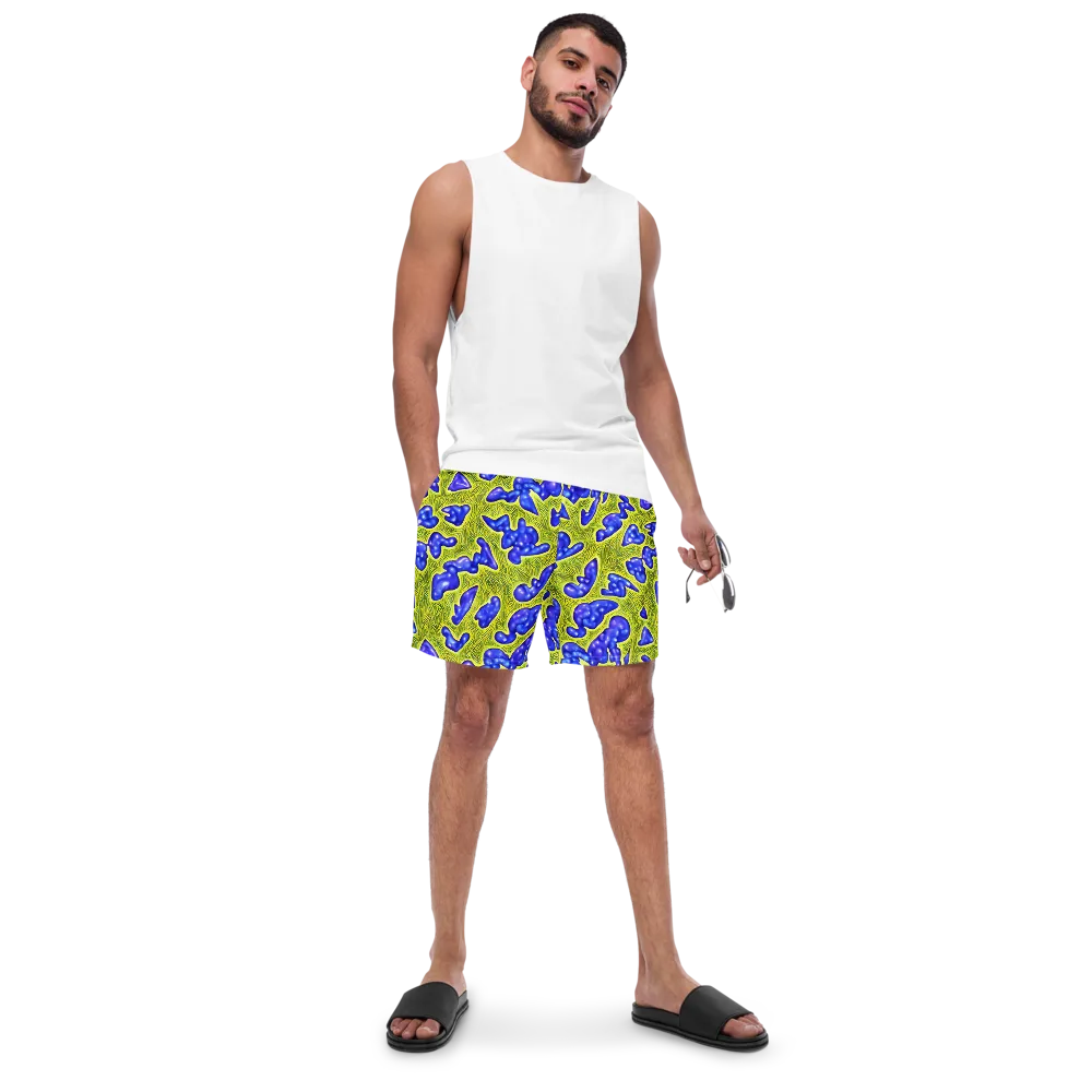 Blue Matter on Swim Trunks — Front