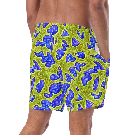 Blue Matter on a Swim Trunks