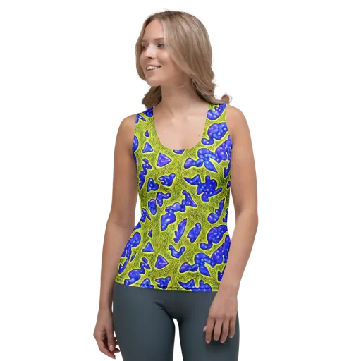 Blue Matter on a Women's Tank Top
