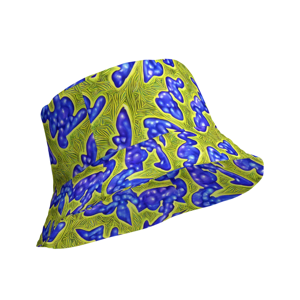 Blue Matter on Reversible Bucket Hat — Product details Outside