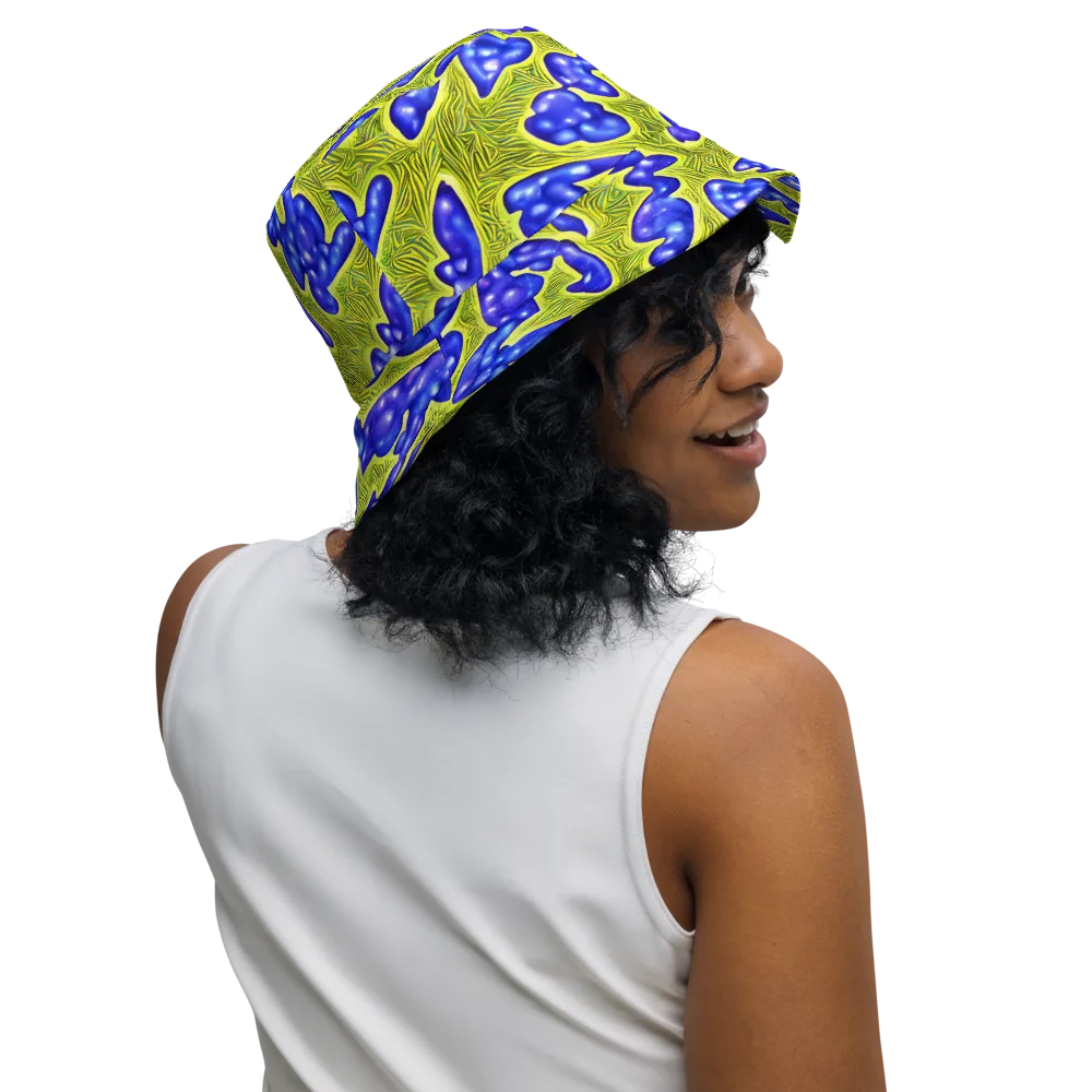Blue Matter on Reversible Bucket Hat — Right Outside