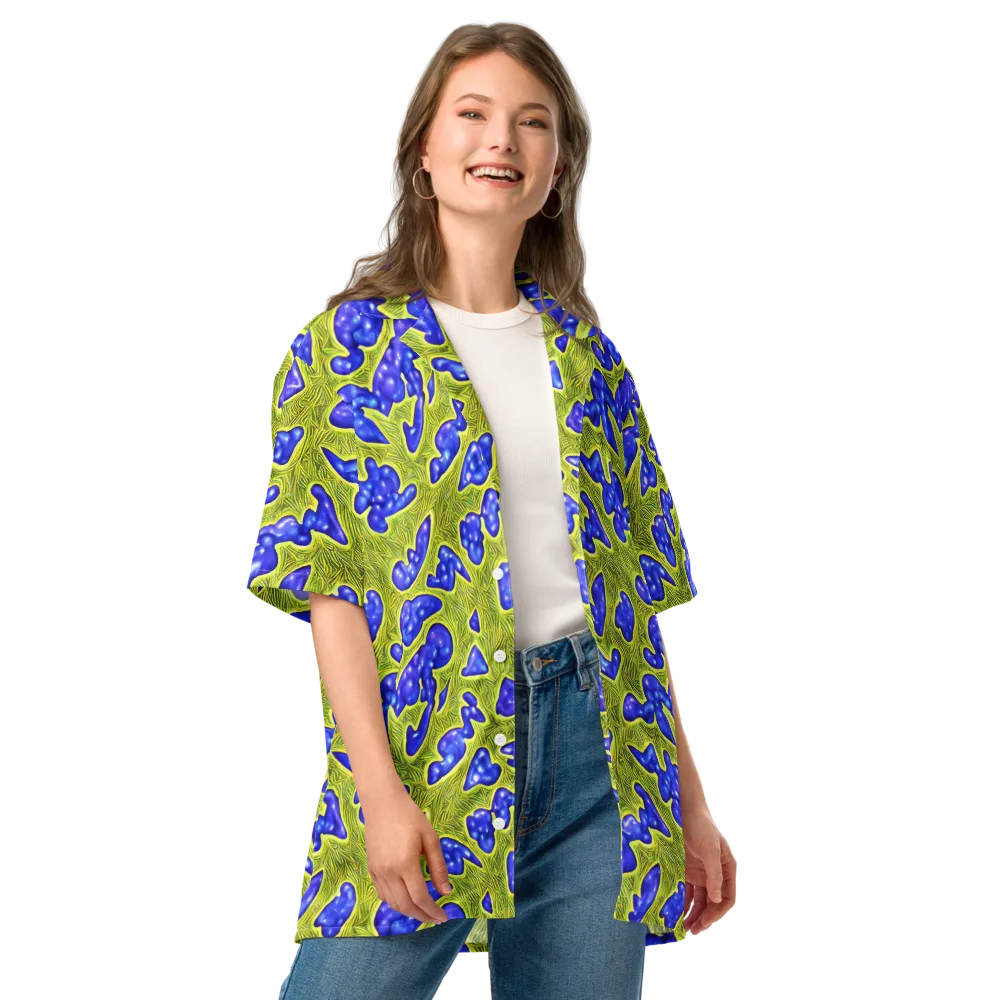 Blue Matter on Button Shirt — Front
