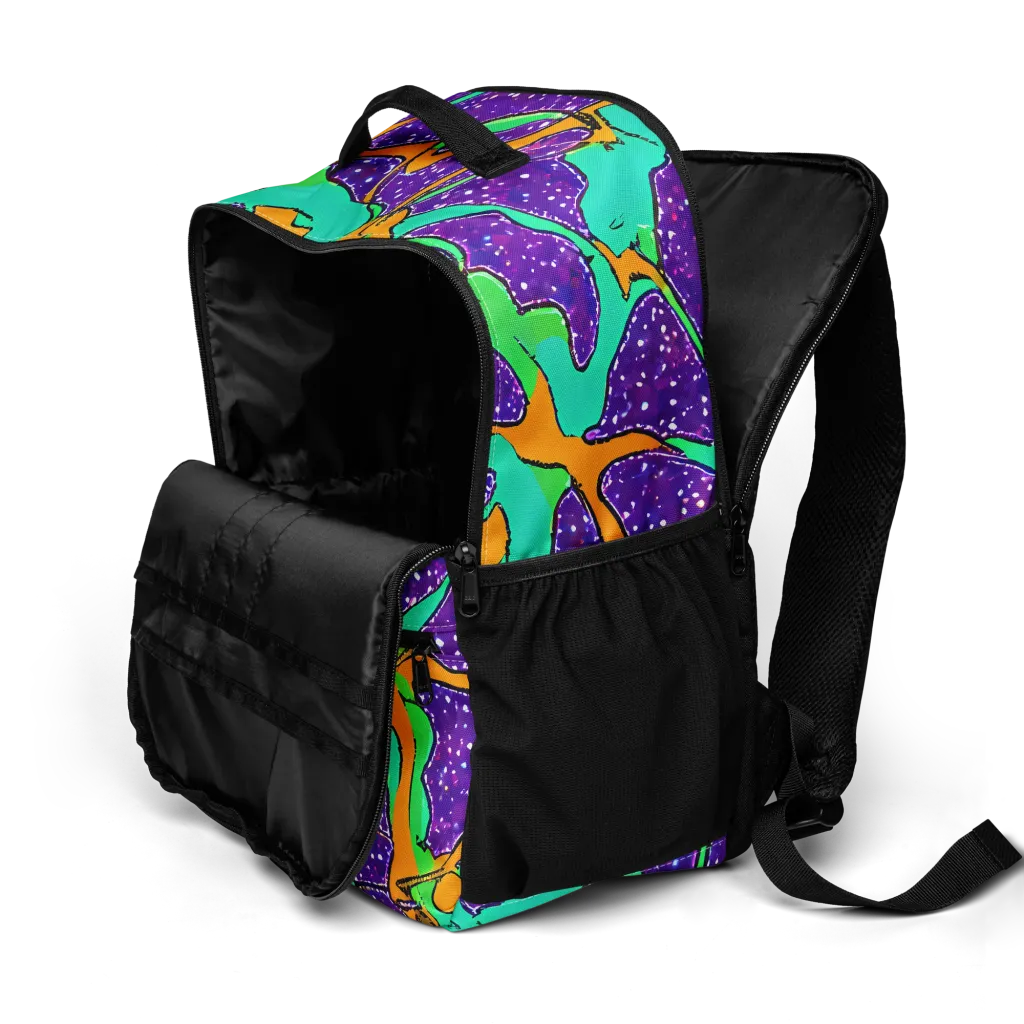 Orchid Aftershock on Utility Backpack — Product details 2