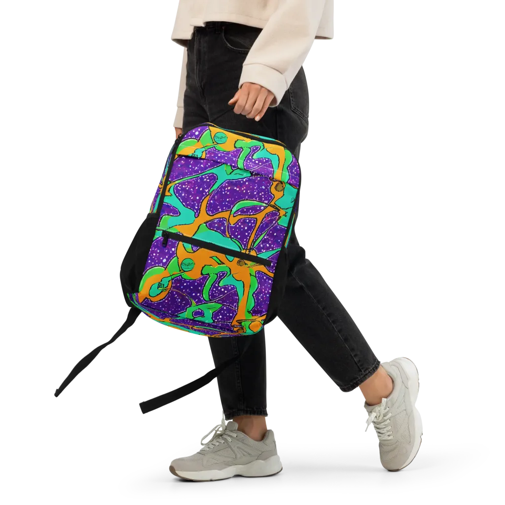 Orchid Aftershock on Utility Backpack — Front