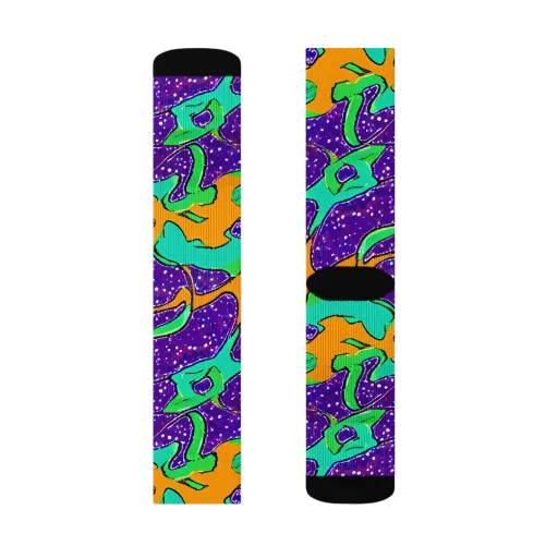 Orchid Aftershock on a Socks