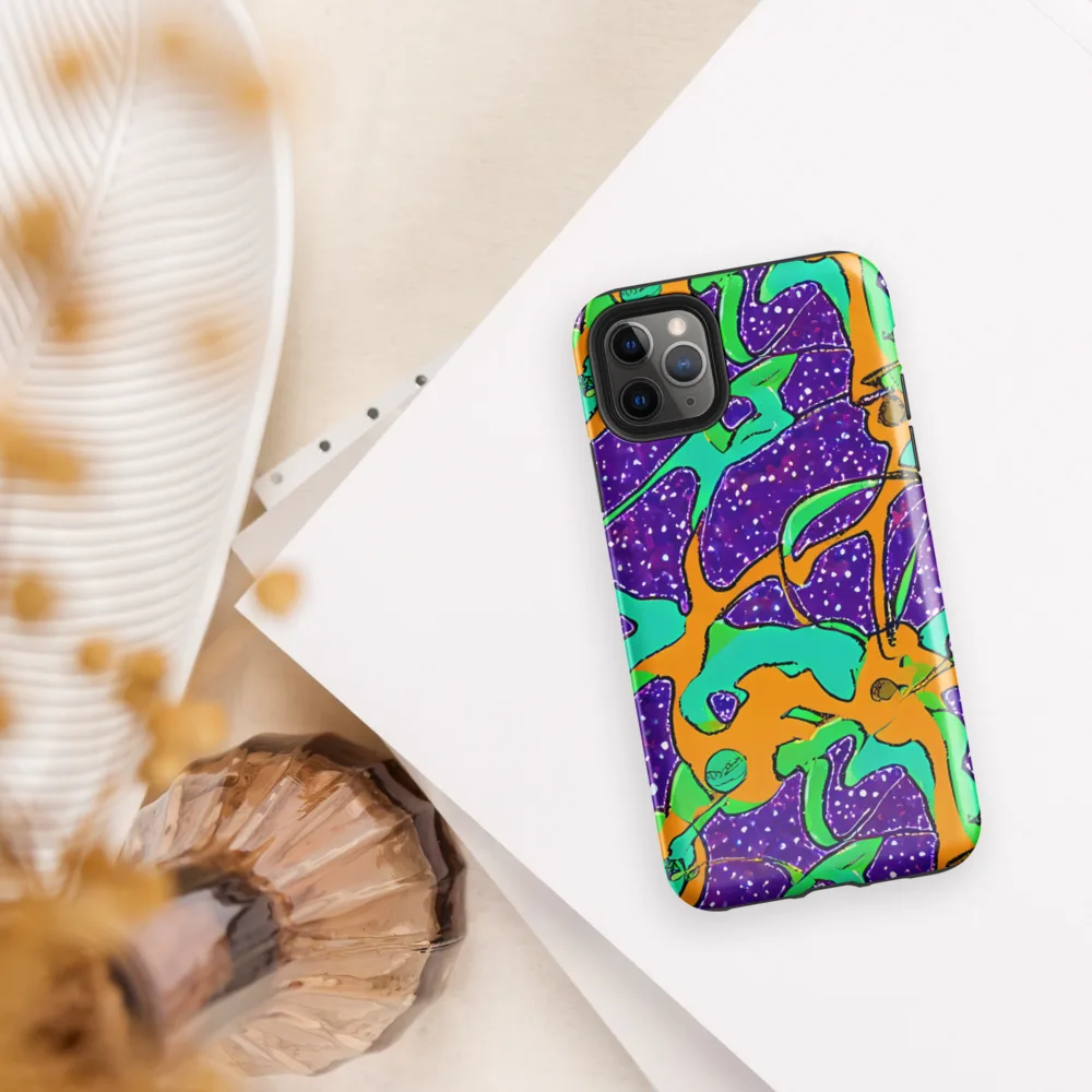 Orchid Aftershock on Tough Case for iPhone® — Front