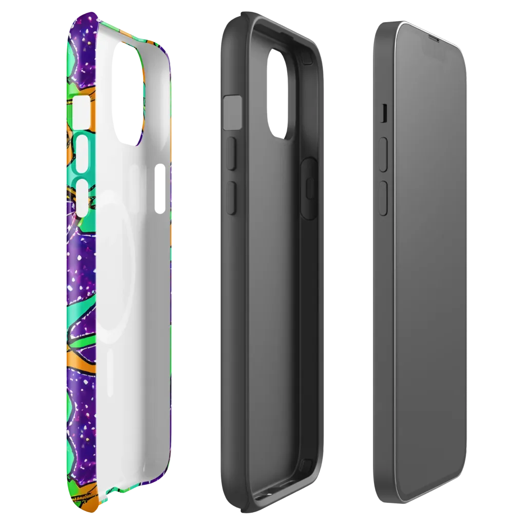 Orchid Aftershock on MagSafe Tough Case for iPhone® — Front