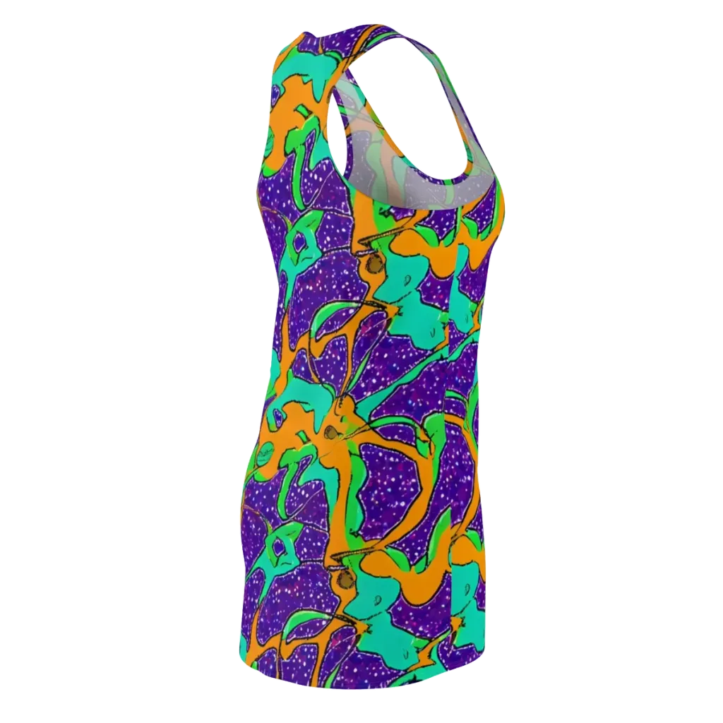 Orchid Aftershock on Racerback Dress — Back Side