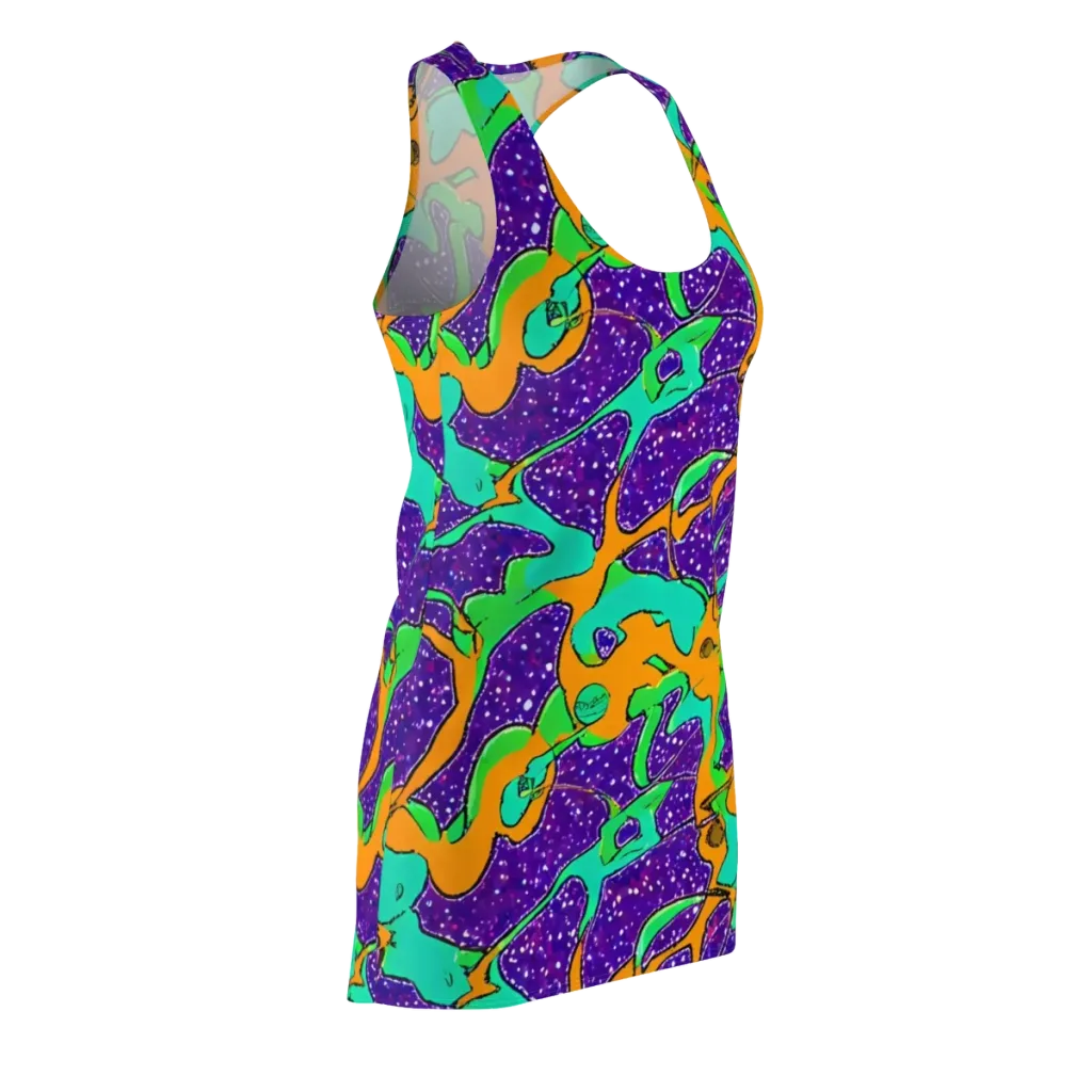 Orchid Aftershock on Racerback Dress — Front Side