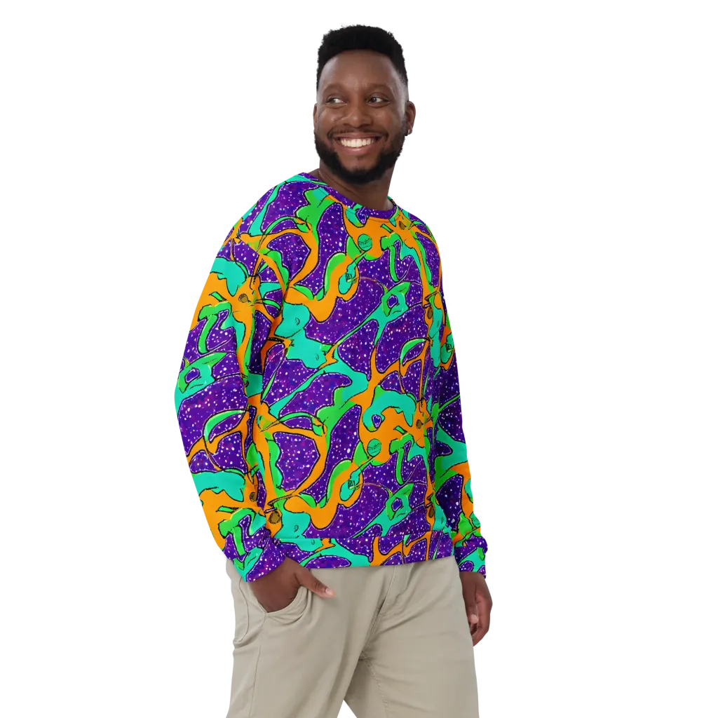 Orchid Aftershock on Sweatshirt — Front