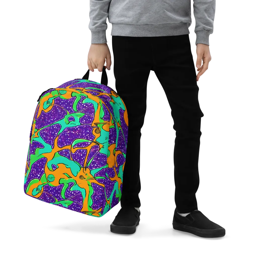 Orchid Aftershock on Minimalist Backpack — Zoomed-in