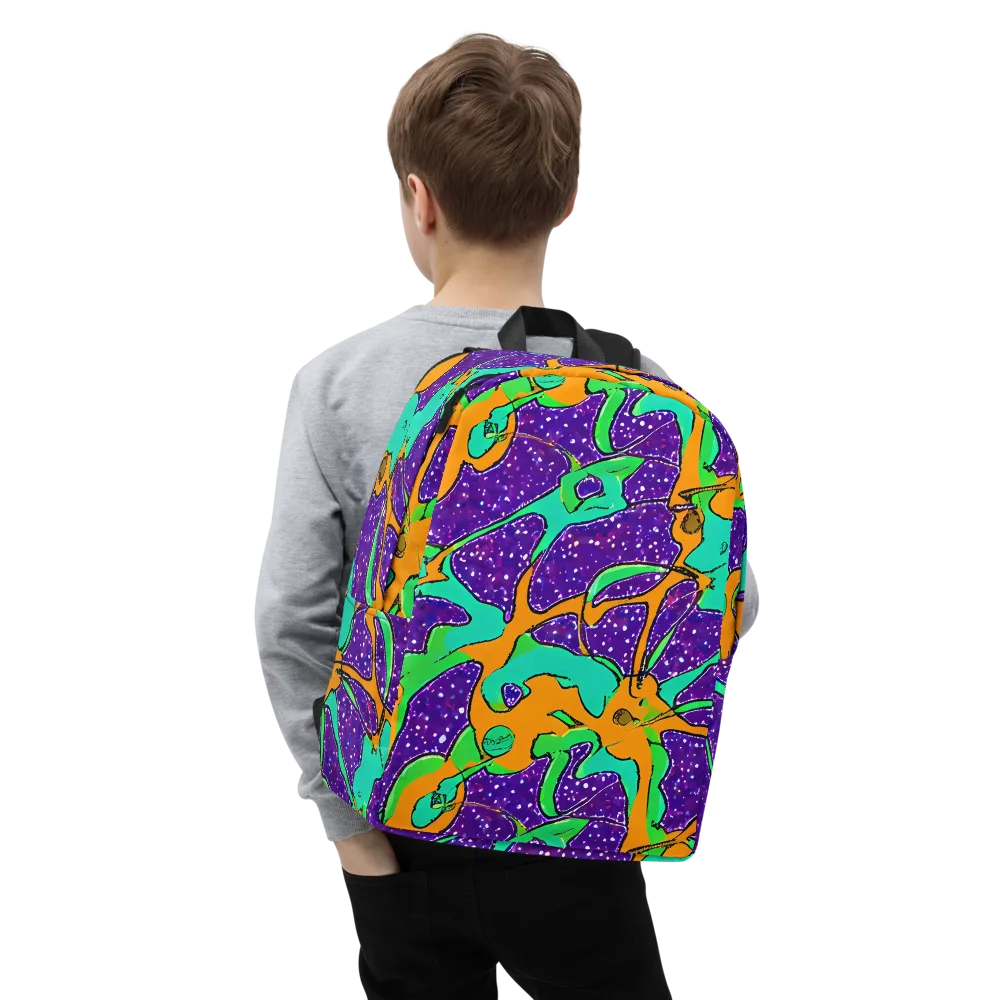 Orchid Aftershock on Minimalist Backpack — Zoomed-in