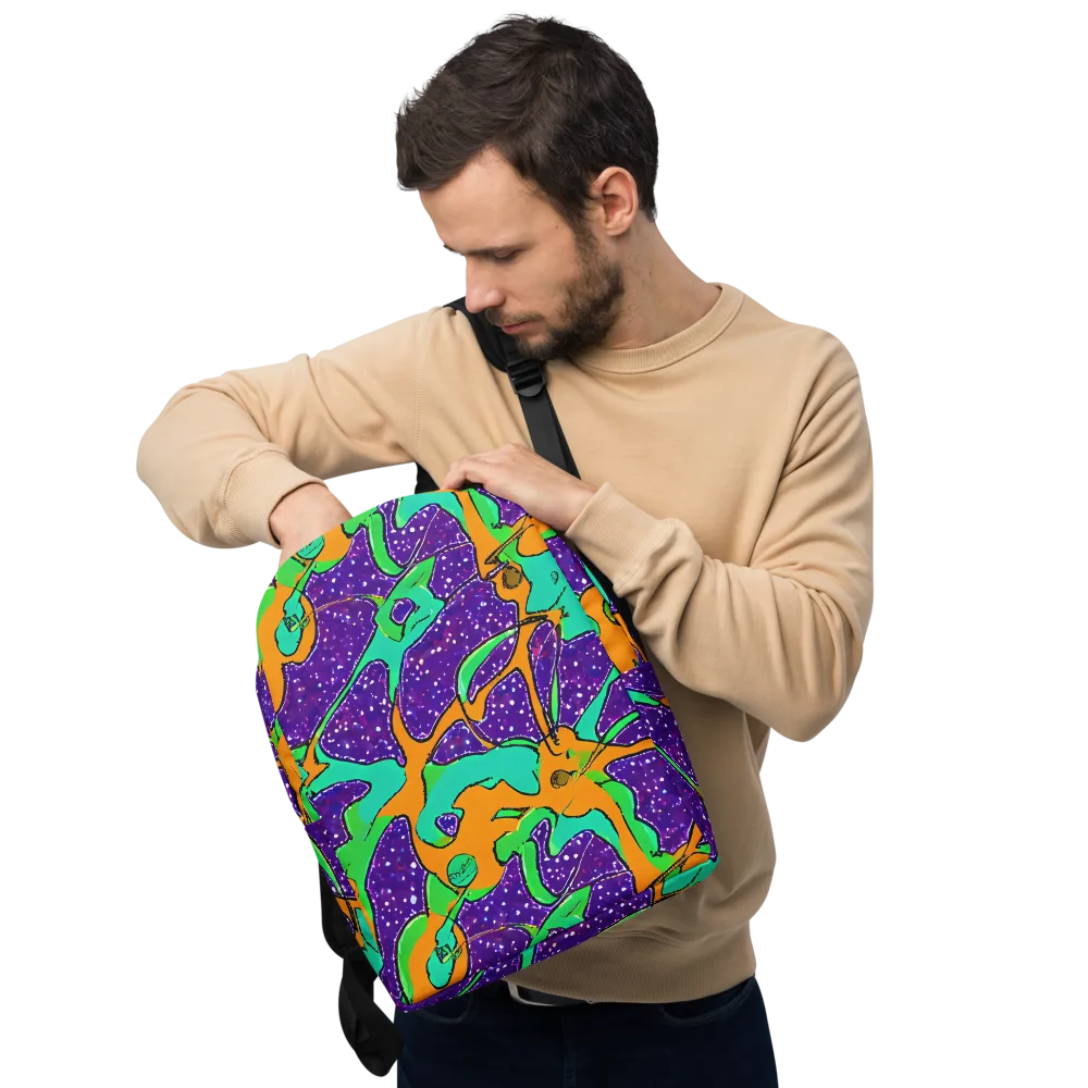 Orchid Aftershock on Minimalist Backpack — Front