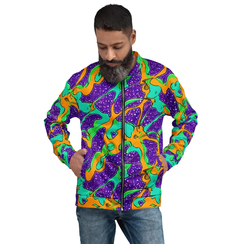 Orchid Aftershock on Bomber Jacket — Front