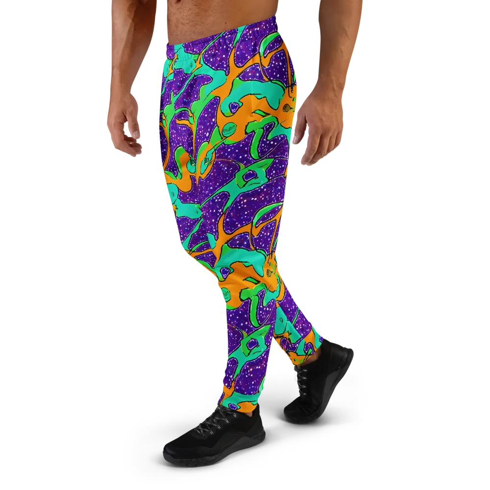 Orchid Aftershock on Men's Joggers — Left