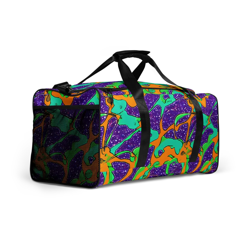 Orchid Aftershock on Duffle Bag — Right Front