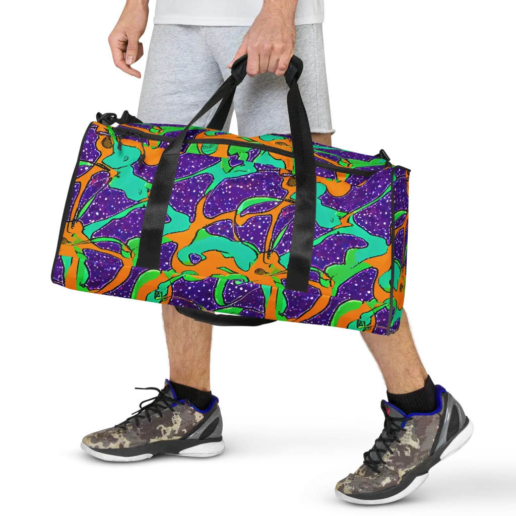 Orchid Aftershock on Duffle Bag — Front
