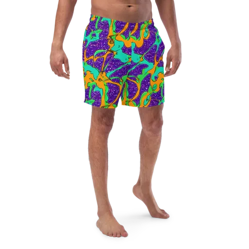 Orchid Aftershock on a Swim Trunks