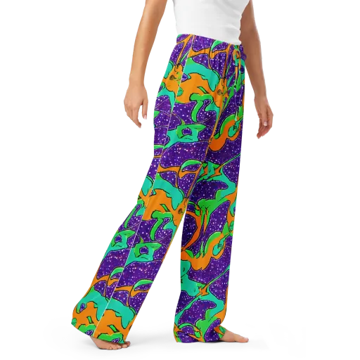 Orchid Aftershock on a Women's Pajama Pants