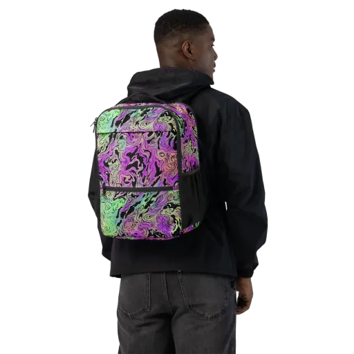 Psychedelic Ink on a Utility Backpack