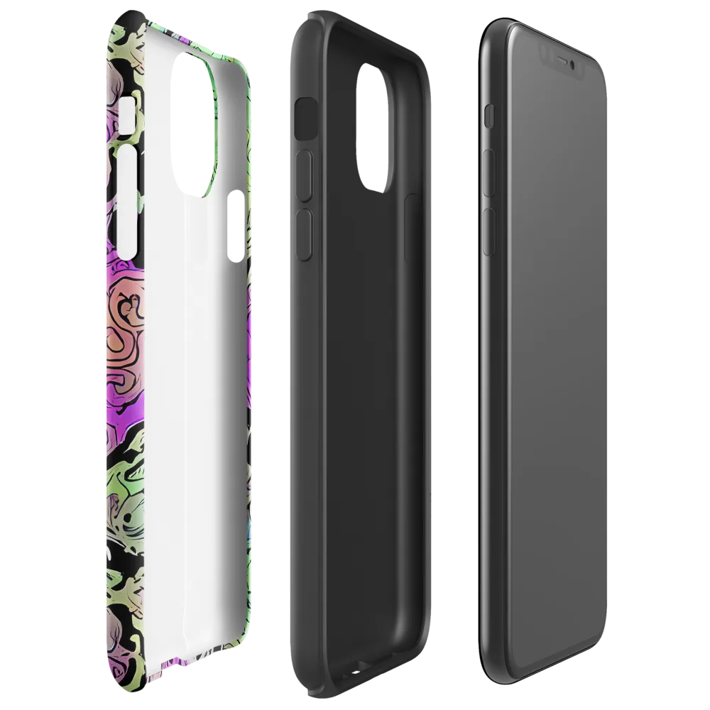 Psychedelic Ink on Tough Case for iPhone® — Right