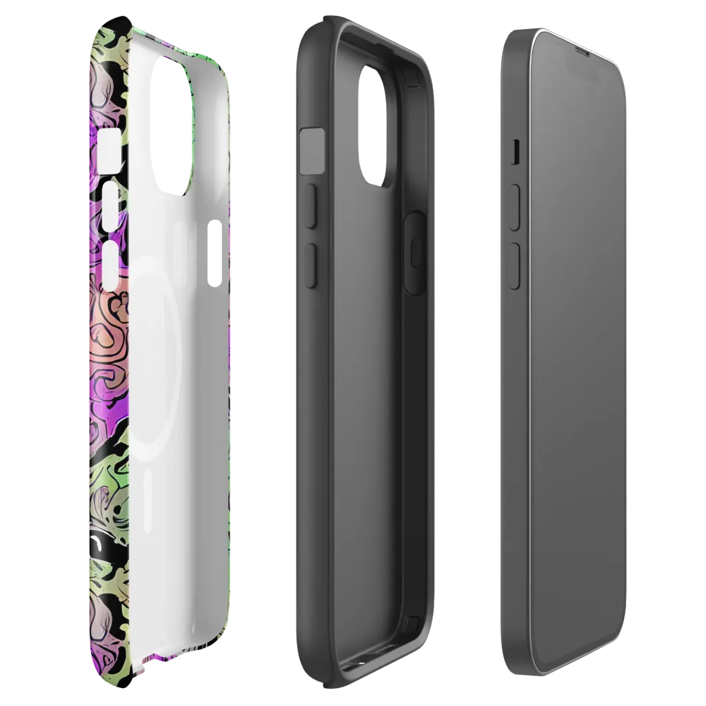 Psychedelic Ink on MagSafe Tough Case for iPhone® — Front