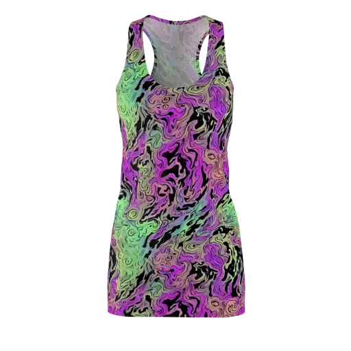 Psychedelic Ink on a Racerback Dress