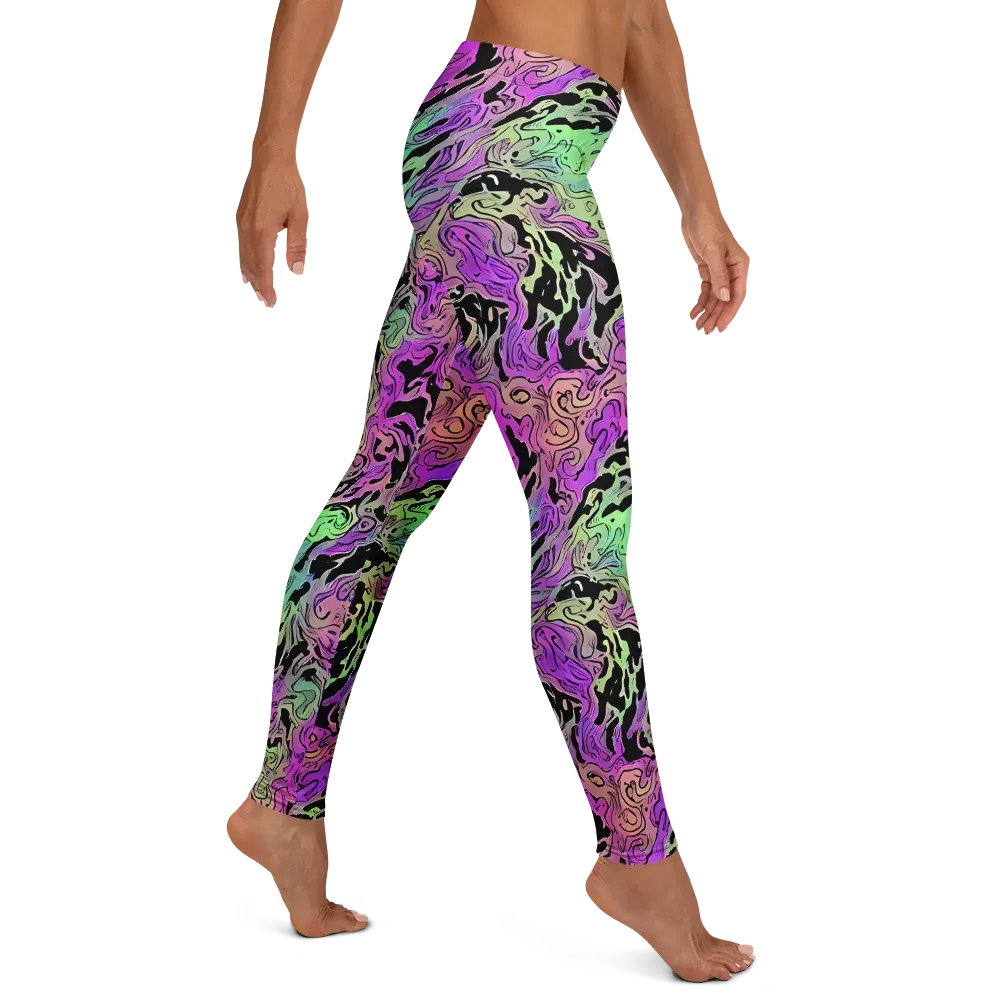 Psychedelic Ink on Leggings — Right