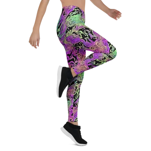 Psychedelic Ink on a Leggings