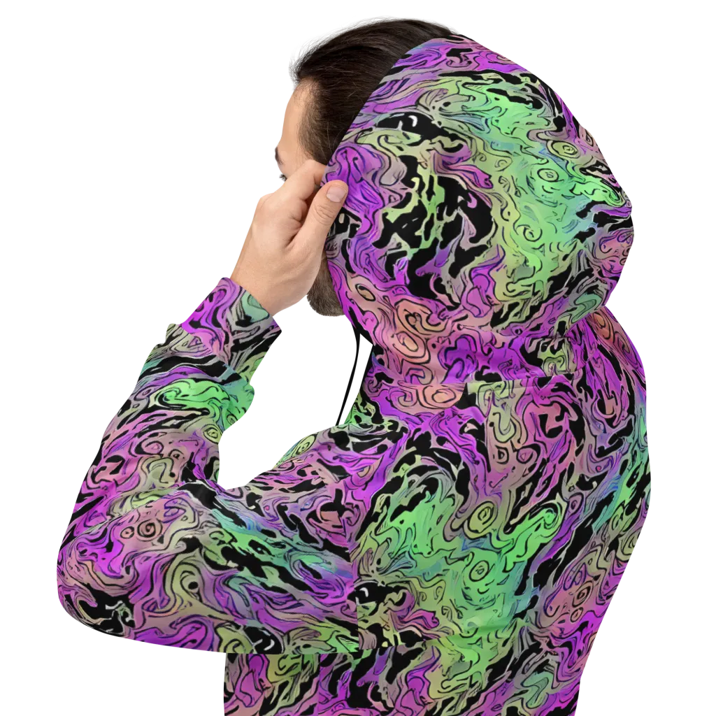 Psychedelic Ink on Hoodie — Back