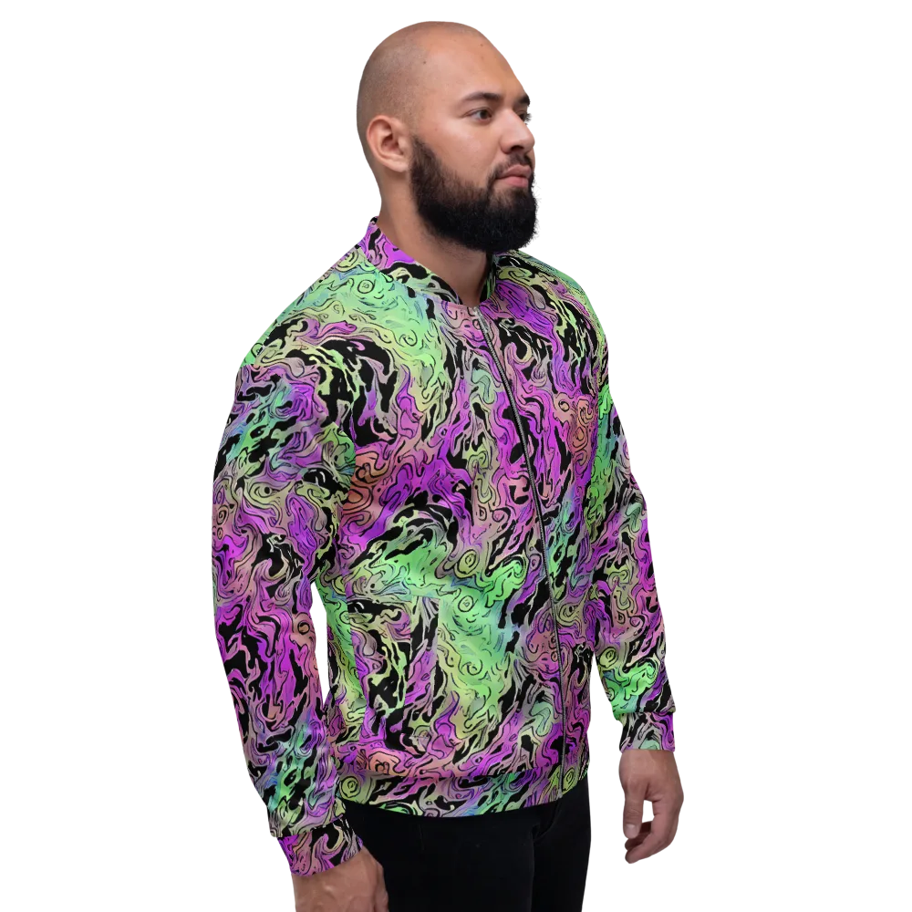 Psychedelic Ink on Bomber Jacket — Right