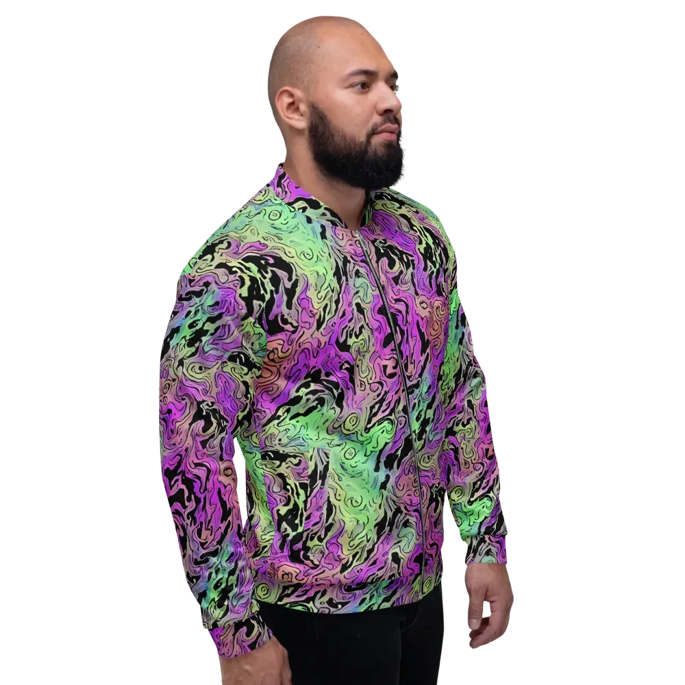 Psychedelic Ink on Bomber Jacket — Right