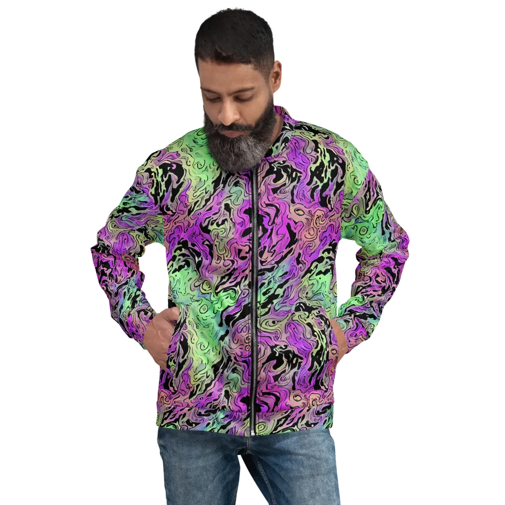 Psychedelic Ink on Bomber Jacket — Front