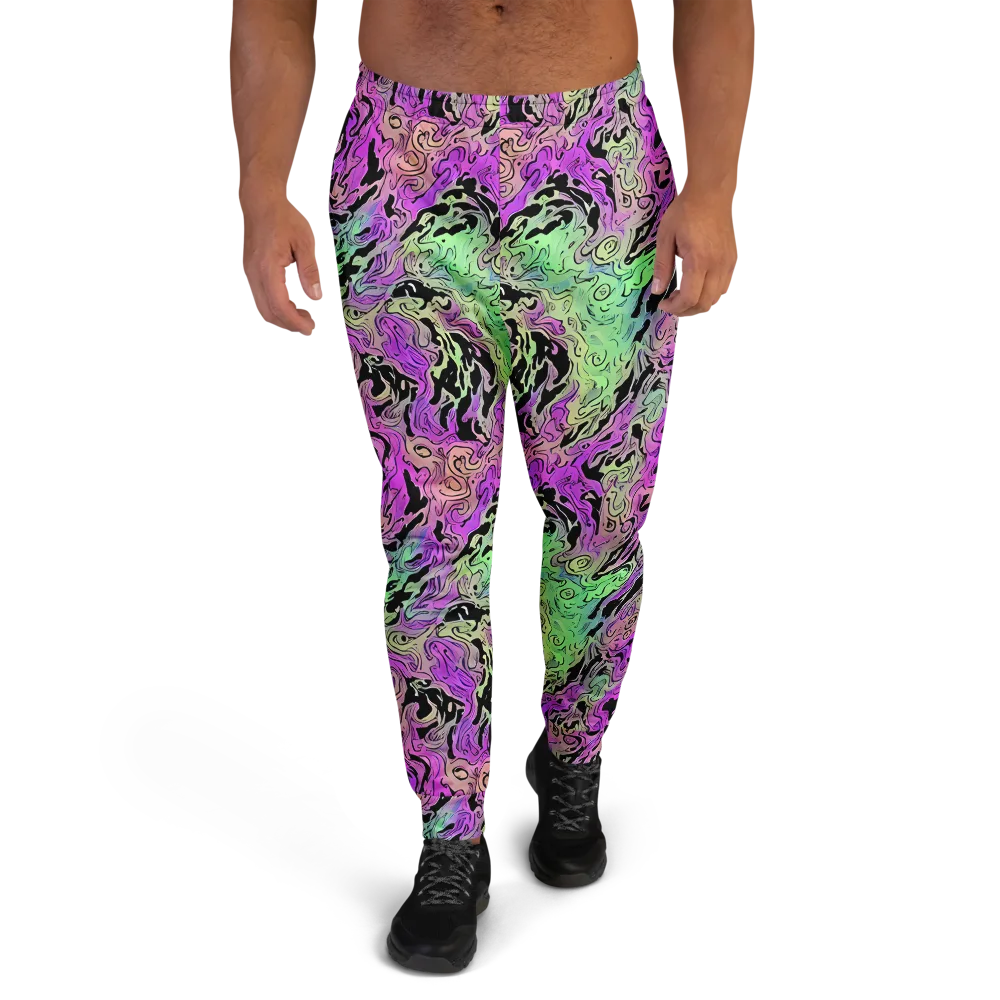Psychedelic Ink on Men's Joggers — Front