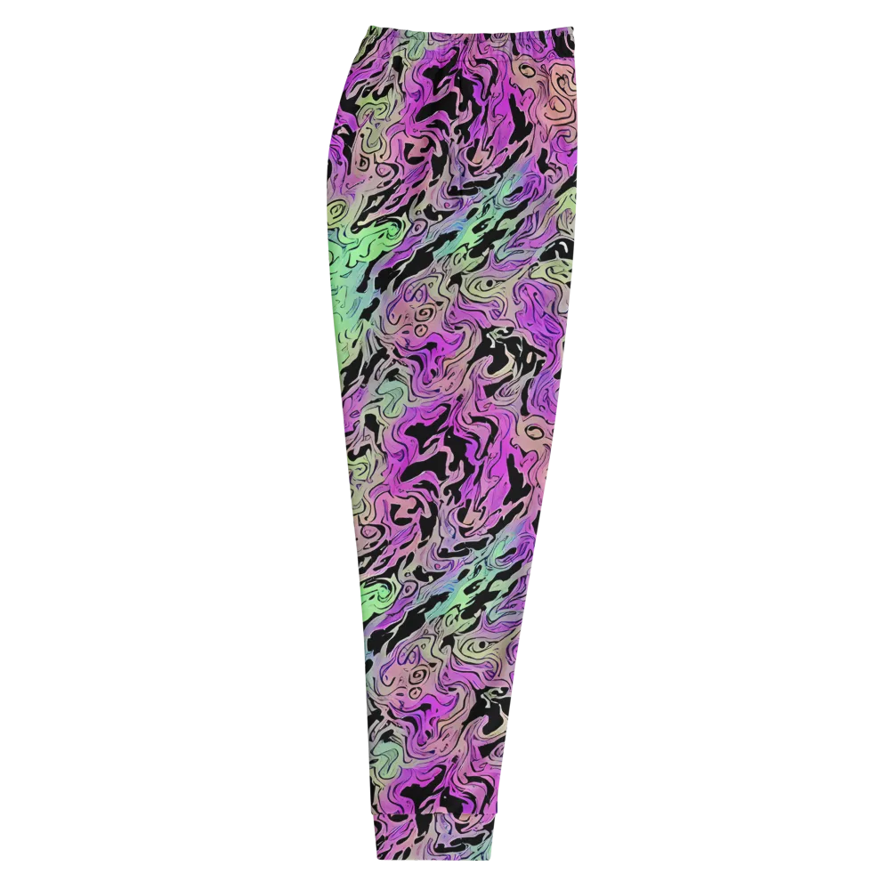 Psychedelic Ink on Men's Joggers — Right