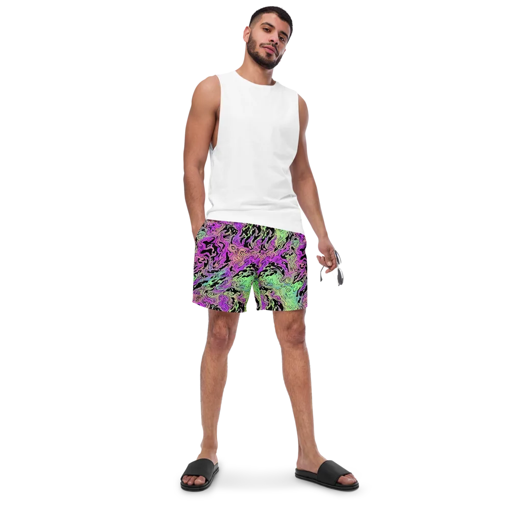 Psychedelic Ink on Swim Trunks — Front