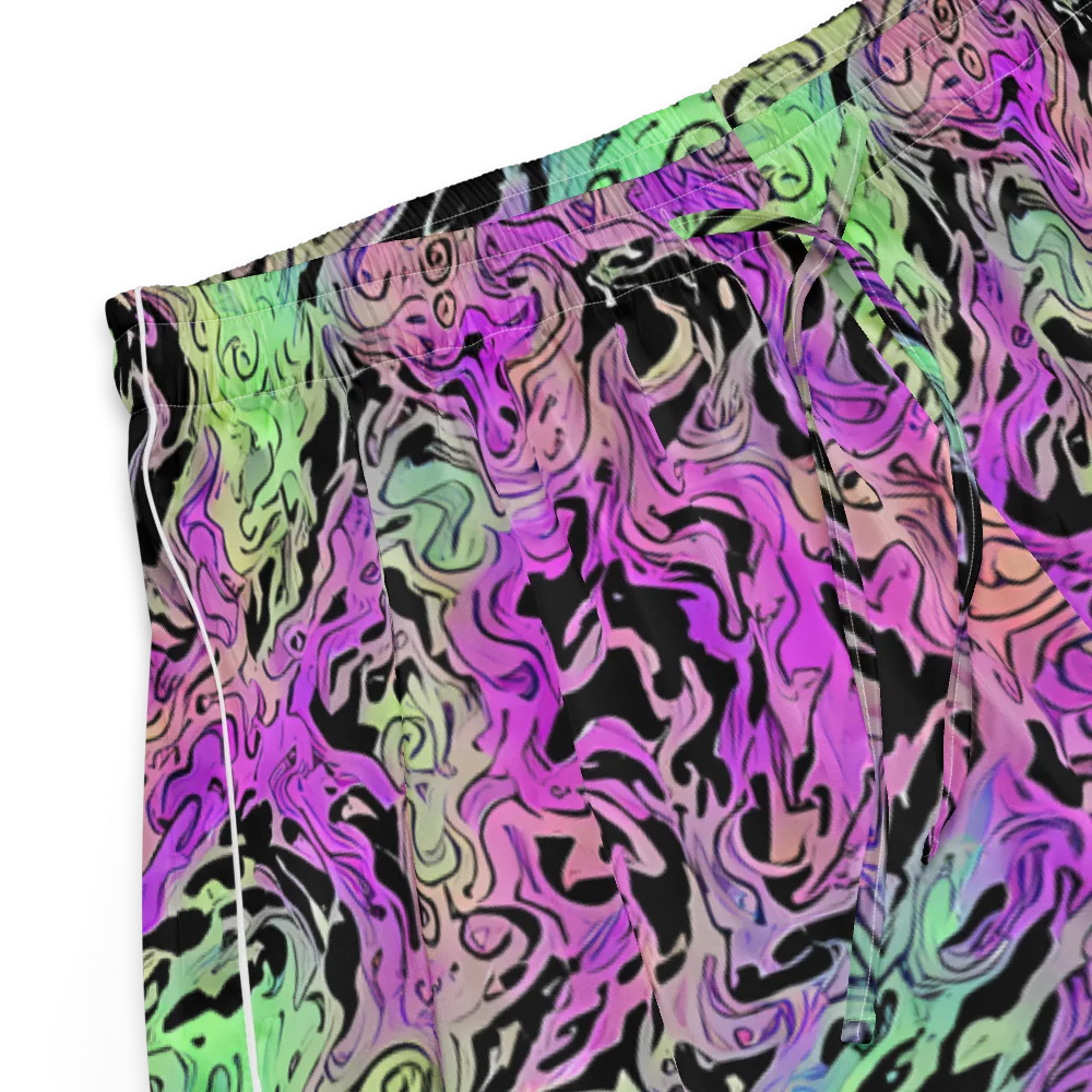 Psychedelic Ink on Women's Pajama Shorts — Product details