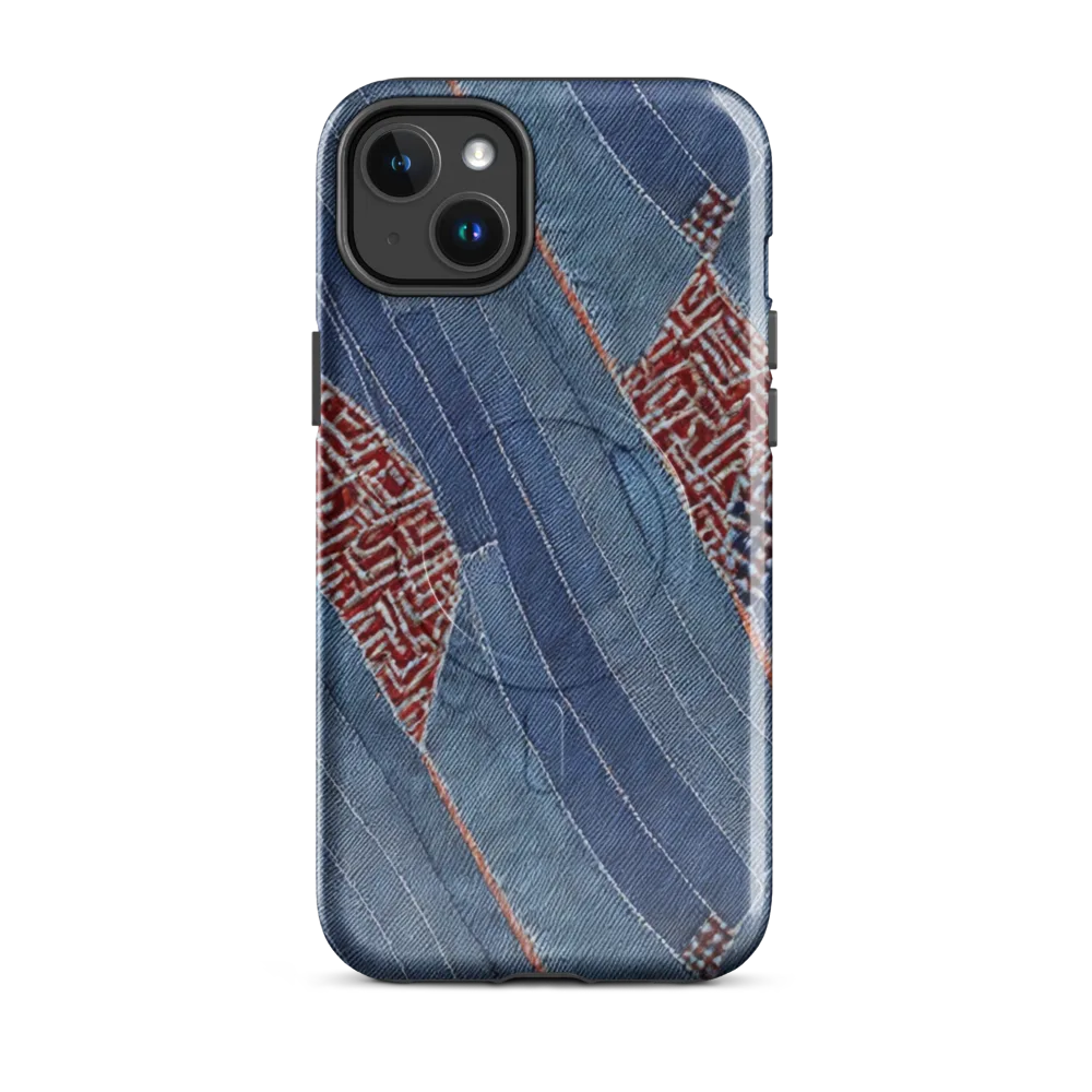 Denim Labyrinth on MagSafe Tough Case for iPhone® — Front