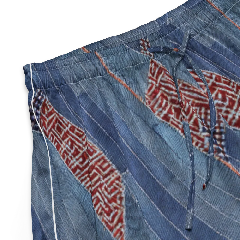 Denim Labyrinth on Women's Pajama Shorts — Product details