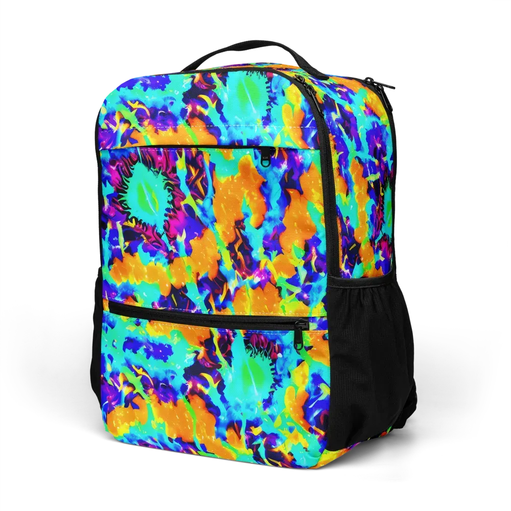 Vivid Reverie on Utility Backpack — Left Front